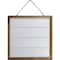 Hampton Art™ White Rustic 16" x 16" Framed Shiplap